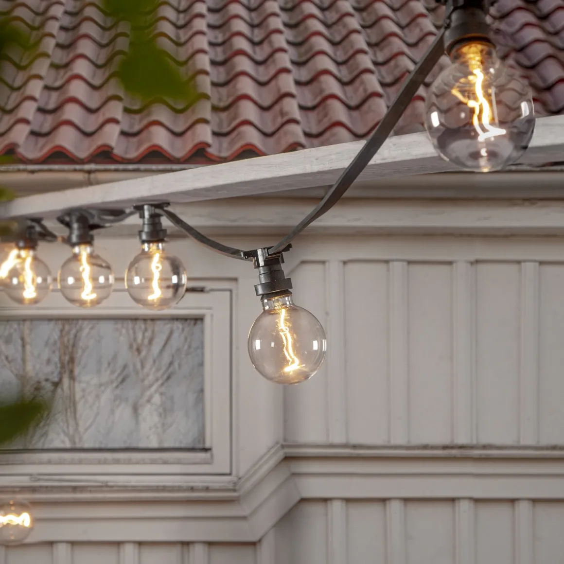 CONNECTA FLAT E27 Ljusslinga Extra 7,35m IP44 Svart