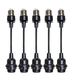 CONNECTA Upphäng 5-Pack 22cm Svart IP44