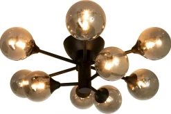 COSMOS Plafond 52,5cm Svart/Rökgrå