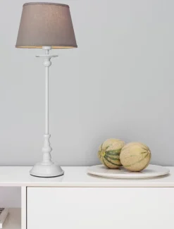 COTTEX Lampfot 47,5cm Vit