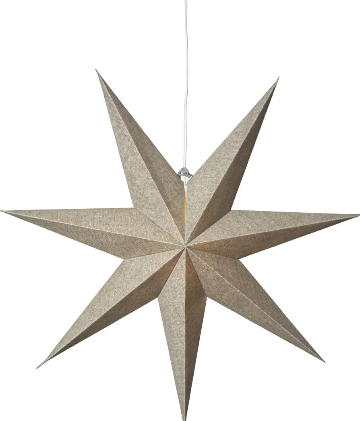 COTTON Pappersstjärna 60cm Grön