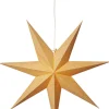 COTTON Pappersstjärna 60cm Guld