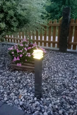 CRYSTAL LED Pollare 1-Pack Extra Rostfritt Stål 50cm