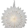 CRYSTAL Pappersstjärna 50cm Vit