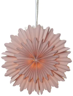 CRYSTAL Pappersstjärna 50cm Rosa