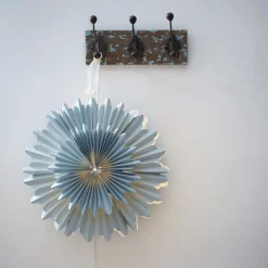 CRYSTAL Pappersstjärna 50cm Blå