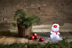 CRYSTALO Dekorationsfigur Ren 30L 28cm Vit