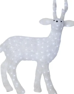 CRYSTALO Utomhusdekoration Hjort 97cm 200LED Klar IP44