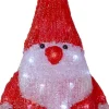 CRYSTALO Utomhusdekoration Tomte 59cm 40LED Röd IP44