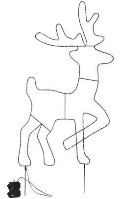 CUPID Siluett Batteri 88cm Svart