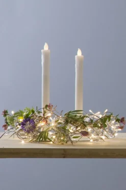 CURLY Hängande Krans 30cm Krom