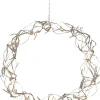 CURLY Hängande Krans 30cm 80LED Silver