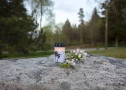 DANDELION LED-Gravljus 12cm Vit