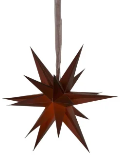 DECEMBER Pappersstjärna 55cm Brun