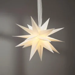 DECEMBER Pappersstjärna 35cm Vit
