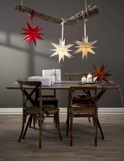 DECEMBER Pappersstjärna 35cm Vit