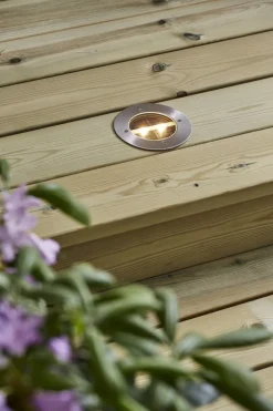 DECKLIGHT Solcells-Spotlight 4,7cm Rostfritt Stål