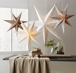 Decorus Pappersstjärna 63 cm Silver