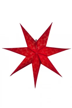 Decorus Pappersstjärna 63 cm Röd