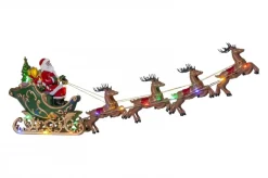 DEERVILLE Panorama Tomtesläde 15LED 48cm Flerfärgad
