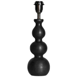 DEVON Lampfot E27 38cm Svart/Borstad mässing