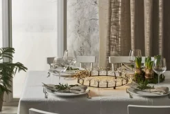 DEW DROP FLOWER Krans 35cm 270LED Varmvit/Svart