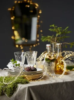 DEW DROP Ljusslinga 80cm 2000K Silver Varmvit