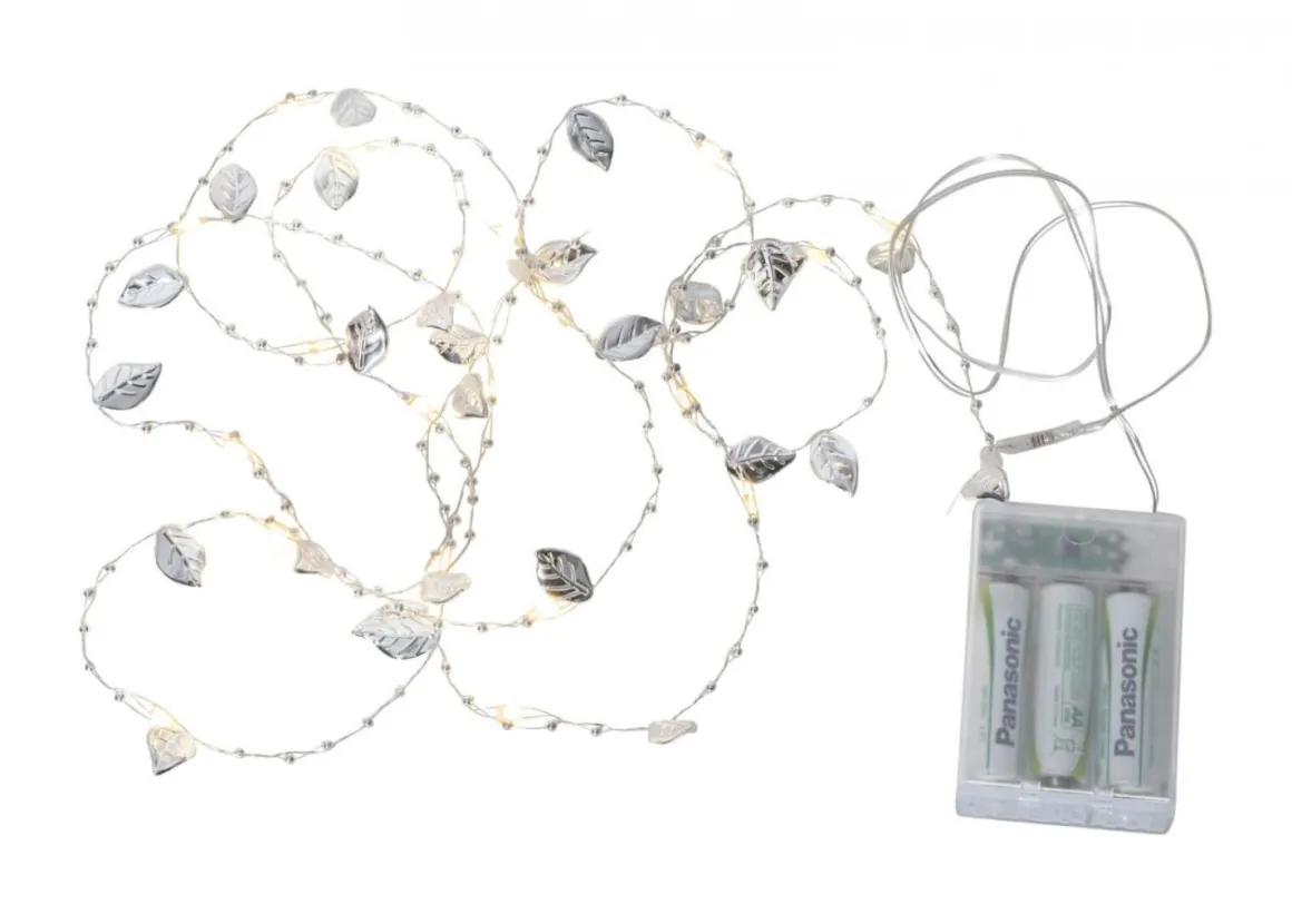 DEW DROP Ljusslinga 200cm 20LED Silver