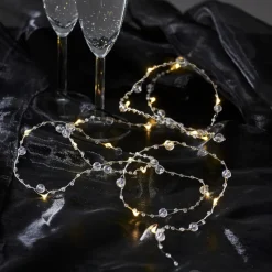 DEW DROP Ljusslinga 190cm Transparent