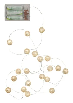 DEW DROP Ljusslinga 140cm Transparent