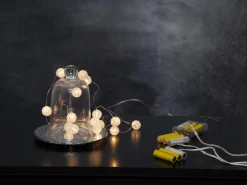 DEW DROP Ljusslinga 140cm Transparent