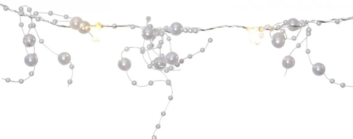 DEW DROP Ljusslinga 190cm Vit