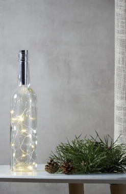 DEW DROP Ljusslinga 15L 75cm Silver Varmvit