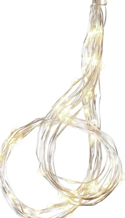 DEW DROP Ljusslinga 1,4m 125LED Daylight/Silver