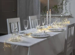 DEW DROP Ljusslinga 7,2m 720LED Varmvit/Silver