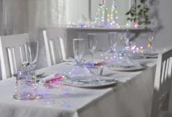 DEW DROP Ljusslinga 10m 100LED RGB/Silver