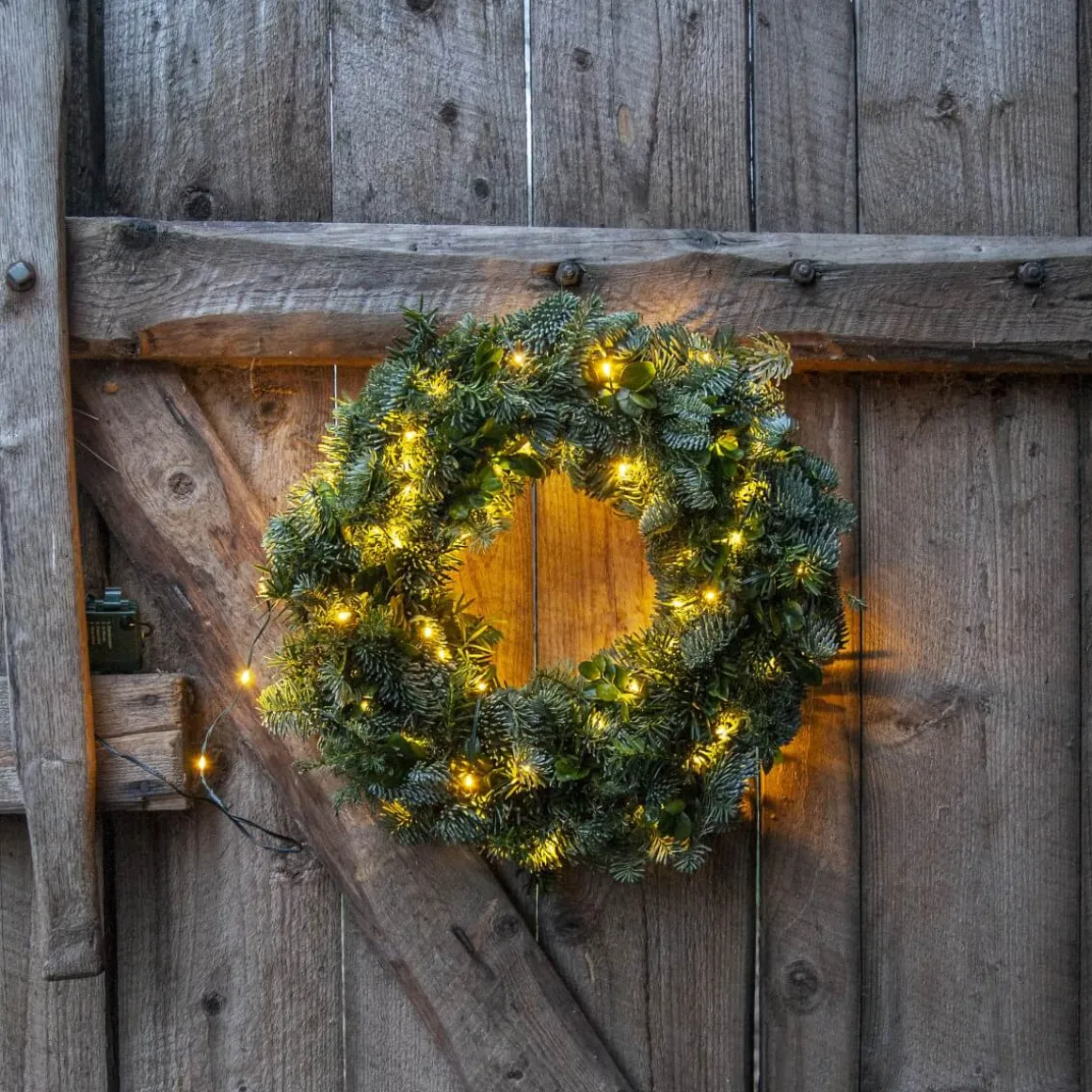 DEW DROP MICRO Ljusslinga Batteri 7,2m 96LED Varmvit/Grön