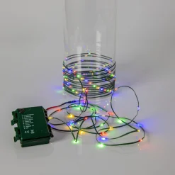 DEW DROP MICRO Ljusslinga Batteri 7,2m 96LED Multi/Grön