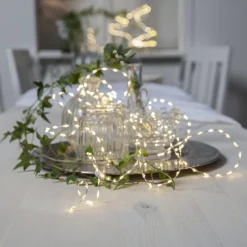 DEW DROP MOLD Ljusslinga 225cm 150LED Daylight/Silver