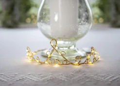 DIADEM Inomhusdekoration 18cm 20LED Mässing