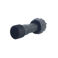 DIN 12V Adapter 2 x Rund hona till Rund+Platt hane