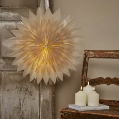 DIS Pappersstjärna 50cm Beige