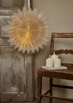 DIS Pappersstjärna 50cm Beige