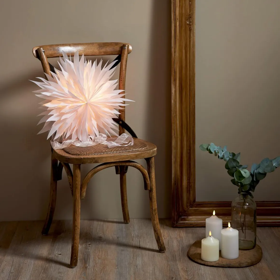 DIS Pappersstjärna 45cm Vit