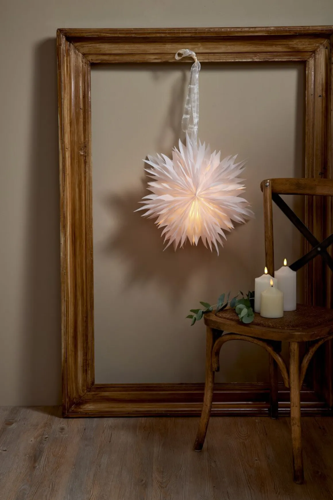 DIS Pappersstjärna 45cm Vit