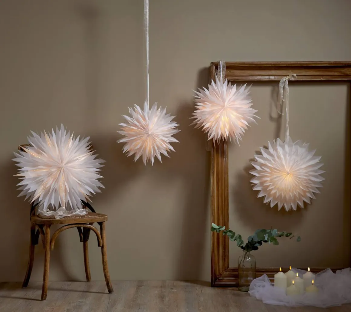 DIS Pappersstjärna 45cm Vit