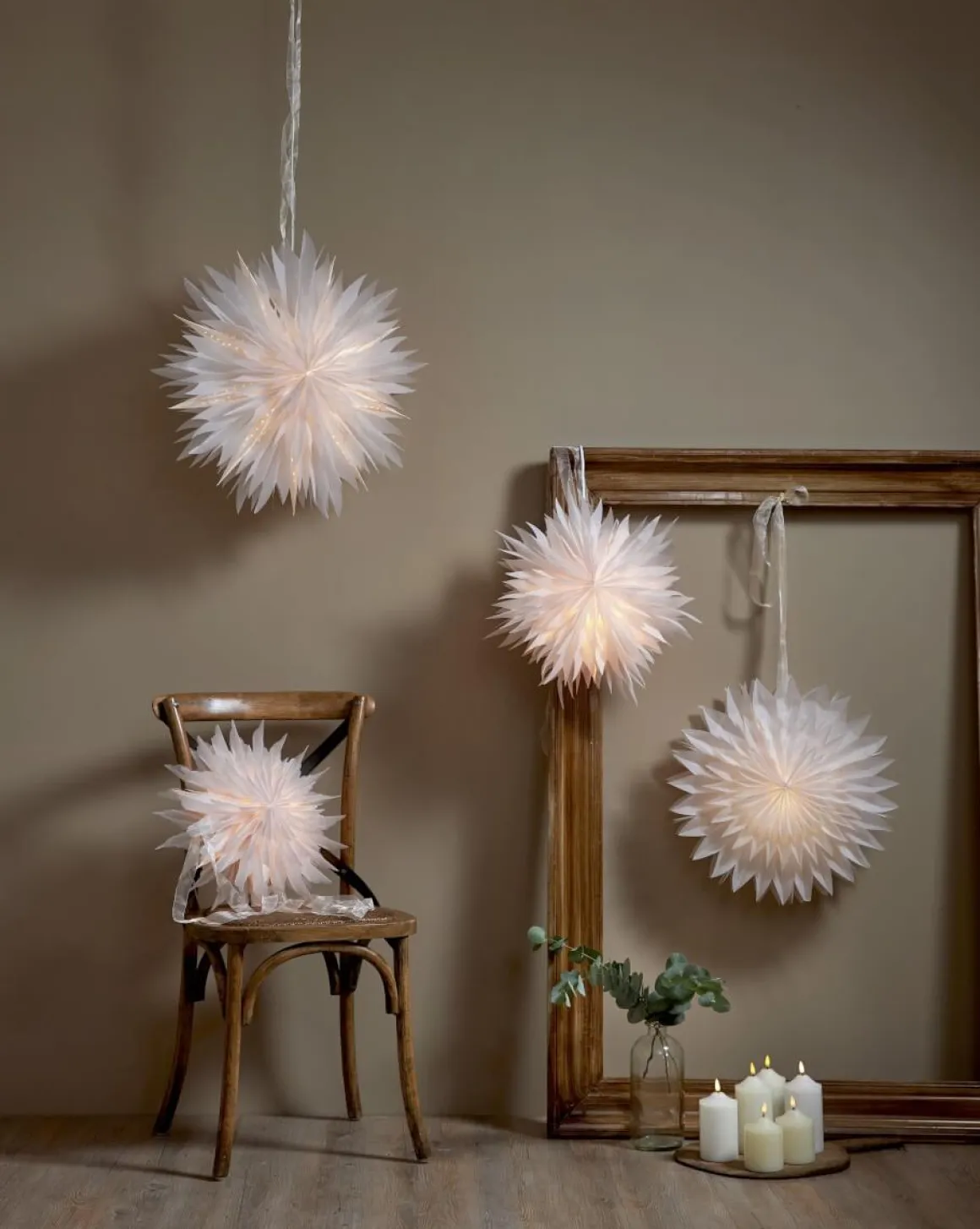 DIS Pappersstjärna 50cm Vit