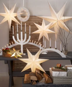 DOT Pappersstjärna 54cm Vit