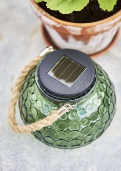 DOTTE Solcellsdekoration 15cm Grön IP44