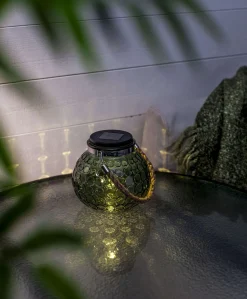 DOTTE Solcellsdekoration 15cm Grön IP44